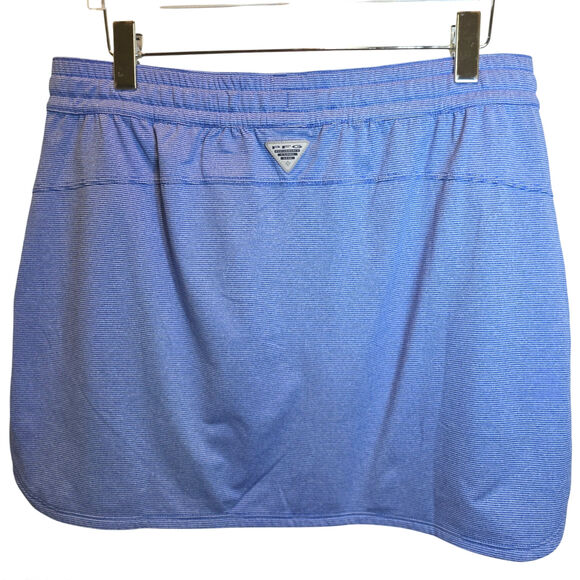 Columbia PFG Mini Skirt Women's Reel Relaxed Pull-On UPF 50 Sx Large Blue‎ NEW - Picture 4 of 10